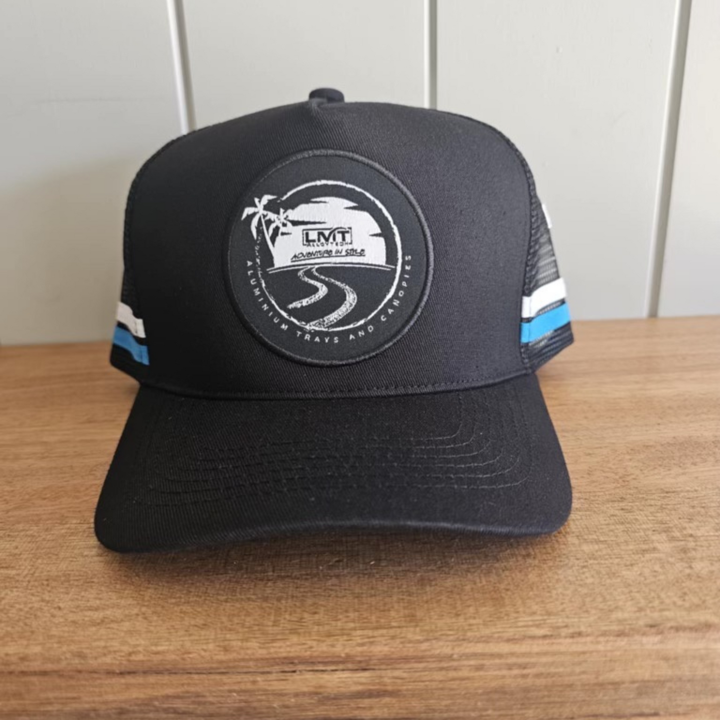 LMT Adventure in Style Trucker Hat – Black & Mesh